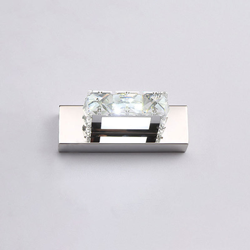 Luci da parete della vanità del cerchio Modern Minimalist Minimalist Crystal Vanity Light