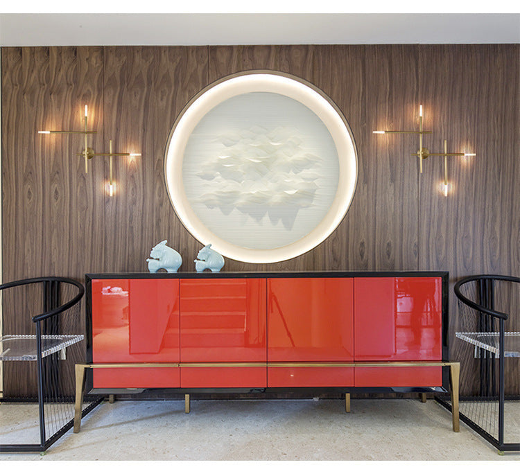 Modern Simplicity Wall Mounted Light Creative Crisscross in Gold Finish Sconce Light for Bedroom