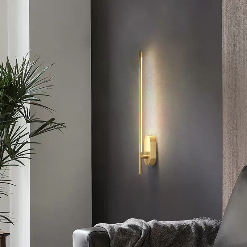 Lineaire strip wandverlichting moderne metalen wandbevestiging lamp voor slaapkamer woonkamer