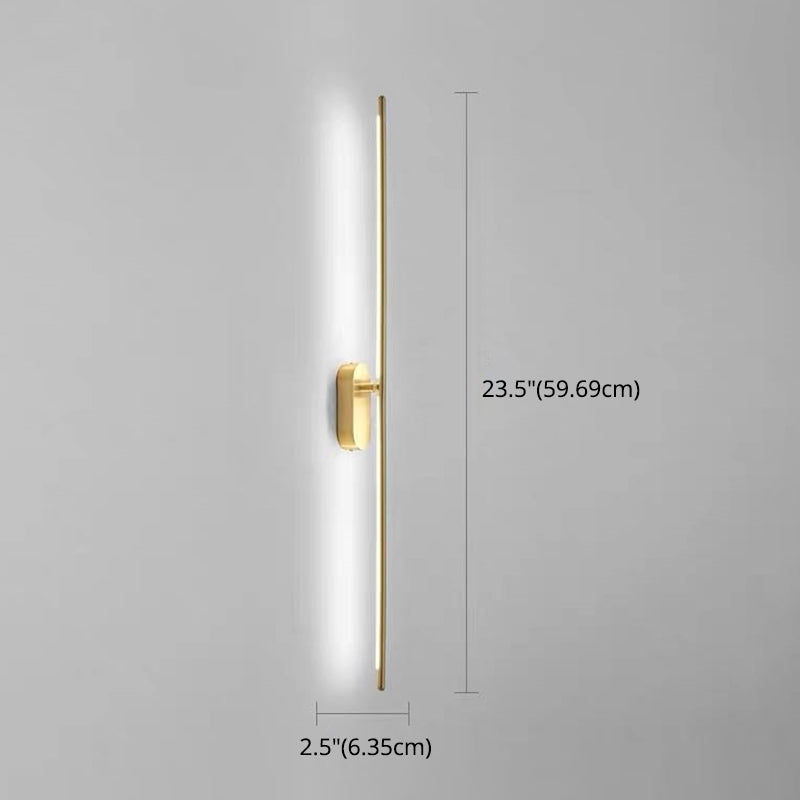 Lineaire strip wandverlichting moderne metalen wandbevestiging lamp voor slaapkamer woonkamer