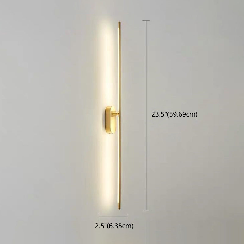 Lineaire strip wandverlichting moderne metalen wandbevestiging lamp voor slaapkamer woonkamer