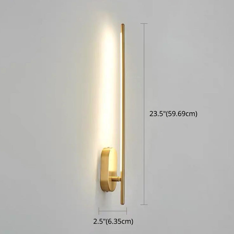 Lineaire strip wandverlichting moderne metalen wandbevestiging lamp voor slaapkamer woonkamer