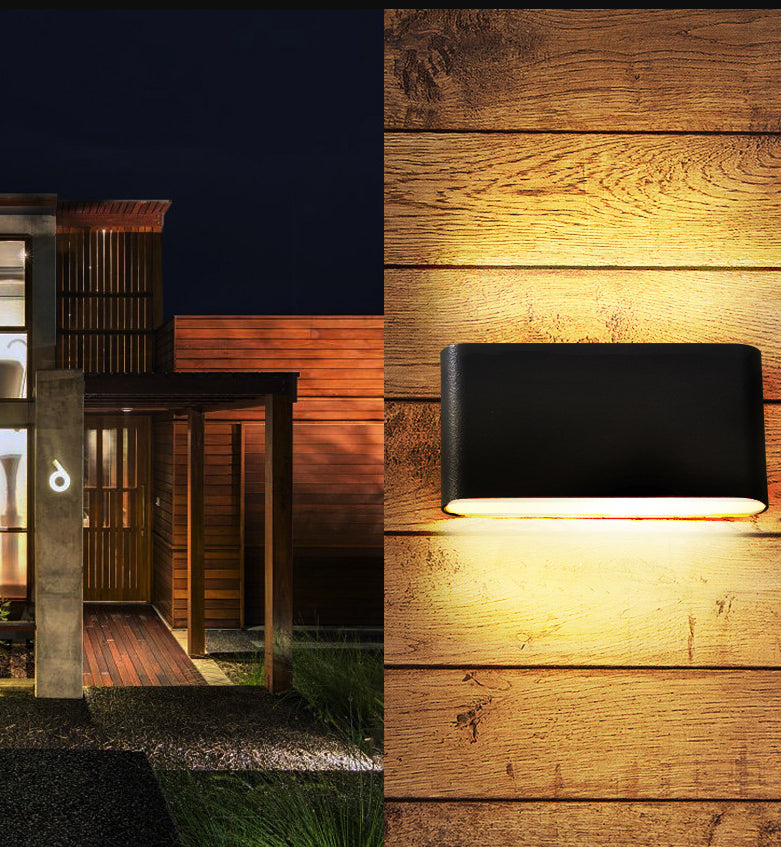 Up and Down Lighting Wall Mount Light Fixture Simplicity Waterproof Sconce Light for Living Room