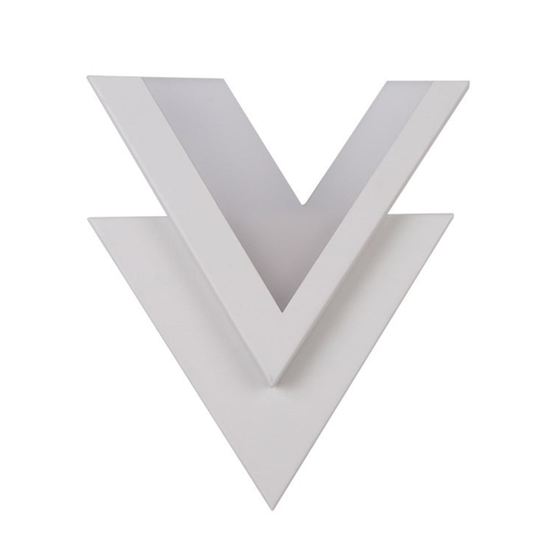 Lampe murale en forme de V personnalisée en V.