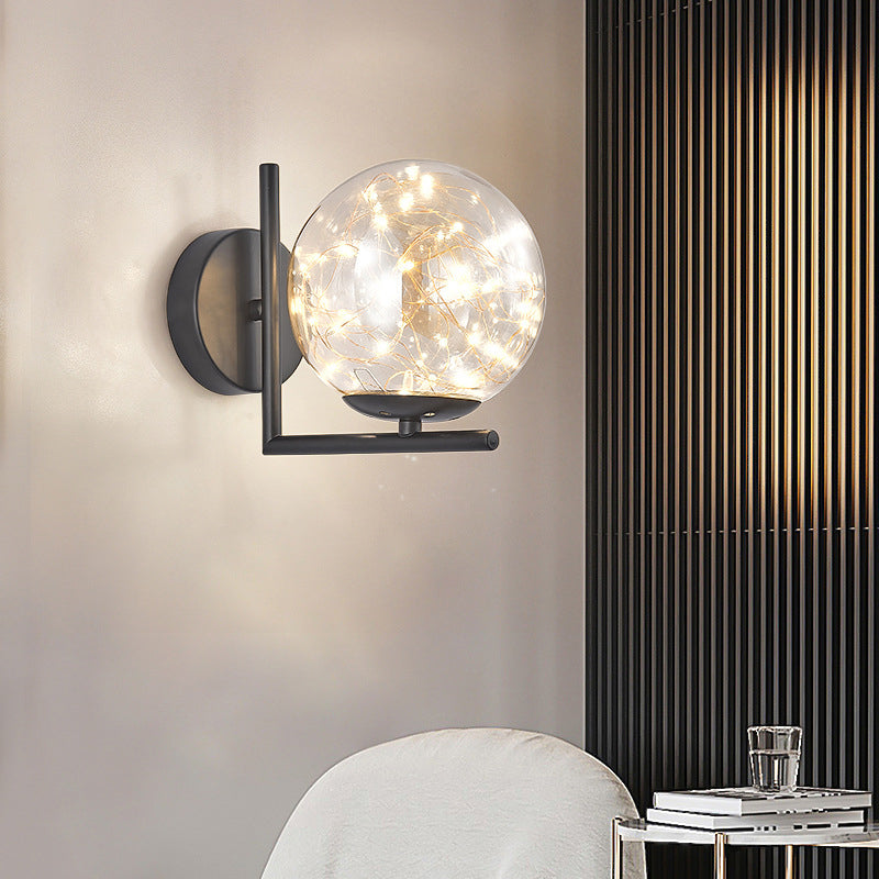 1 Head Ambient Lighting Wall Light Sconce Creative Star Light Wall Lamp for Bedroom