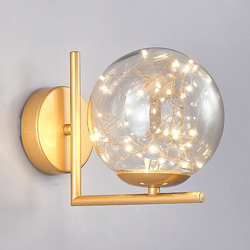1 Head Ambient Lighting Wall Light Sconce Creative Star Light Wall Lamp for Bedroom