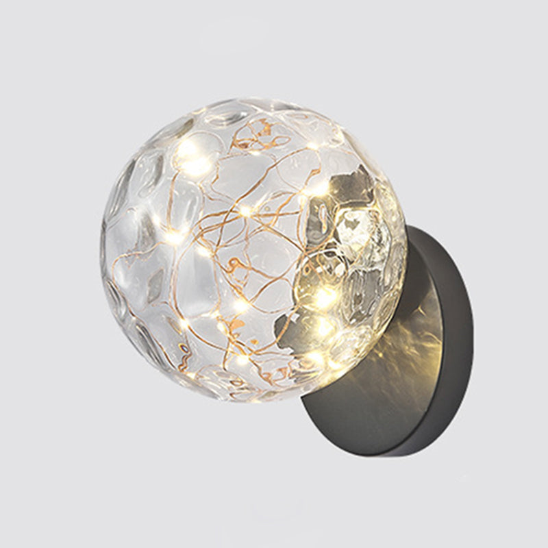 1 luminaire mural en verre léger luminaire créatif étoile