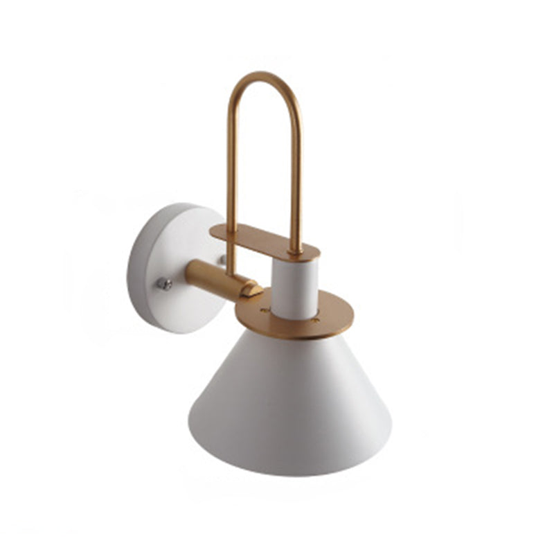 Macaroon -stijl wandbevestiging verlichtingsarmatuur metalen kleurrijk sconce licht voor hotel slaapkamer