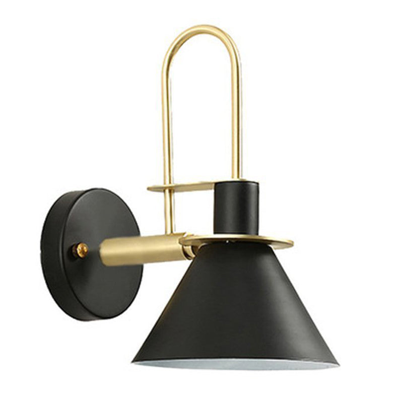 Macaroon -stijl wandbevestiging verlichtingsarmatuur metalen kleurrijk sconce licht voor hotel slaapkamer