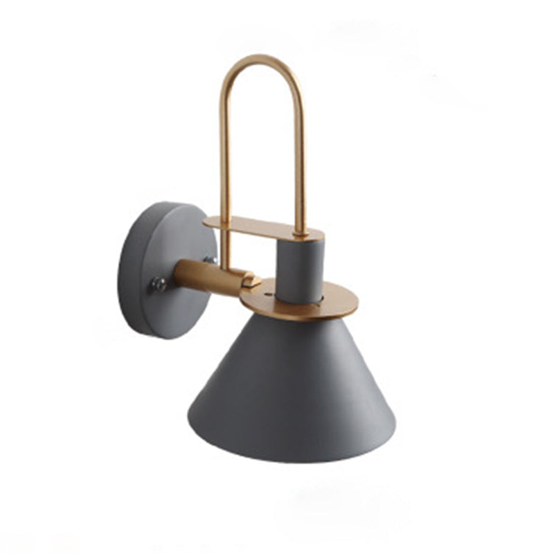 Macaroon -stijl wandbevestiging verlichtingsarmatuur metalen kleurrijk sconce licht voor hotel slaapkamer