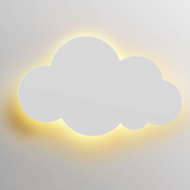 Cloud Shape Macaroon Wall Light Sconce Colorful Acrylic Shade Wall Lamp for Bedroom