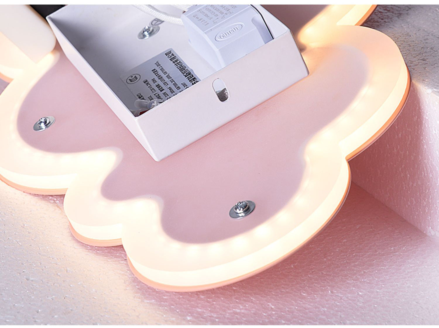 Cloud Shape Macaroon Wall Light Sconce Colorful Acrylic Shade Wall Lamp for Bedroom