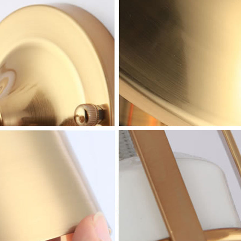 Postmodern Personality Wall Mounted Light Fixture 1 Head Metal Wall Light Sconces for Bedroom