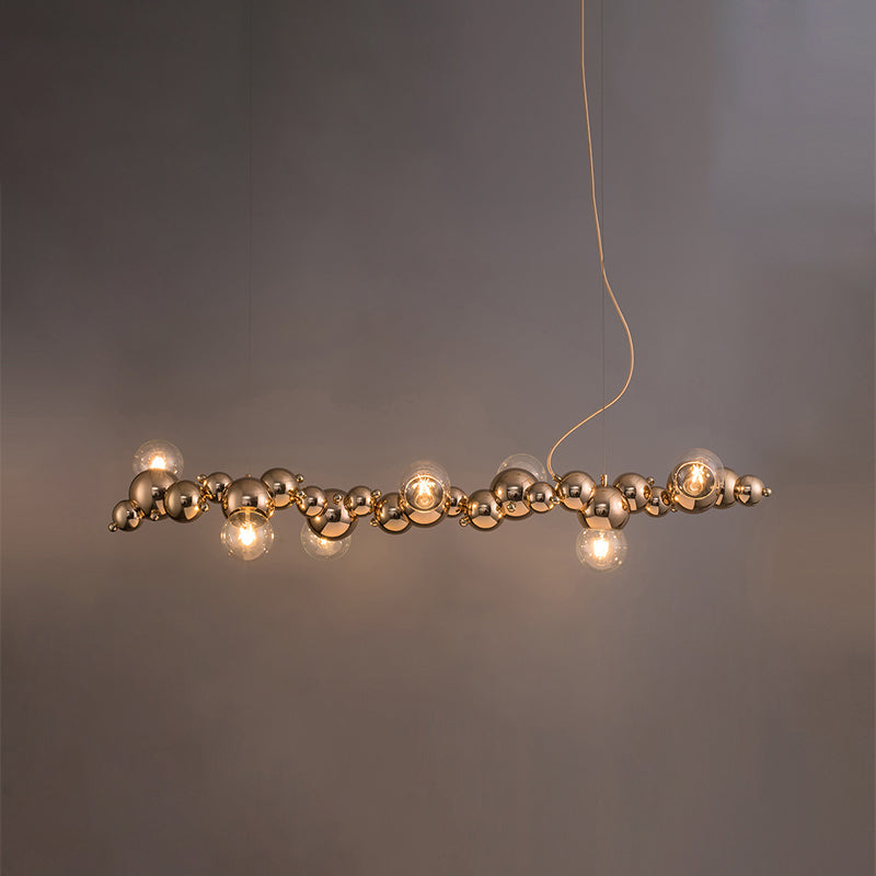 Luce del soffitto sferico in vetro di vetro sferico per il tavolo da pranzo per tavolo da pranzo per tavolo da pranzo per tavolo da pranzo