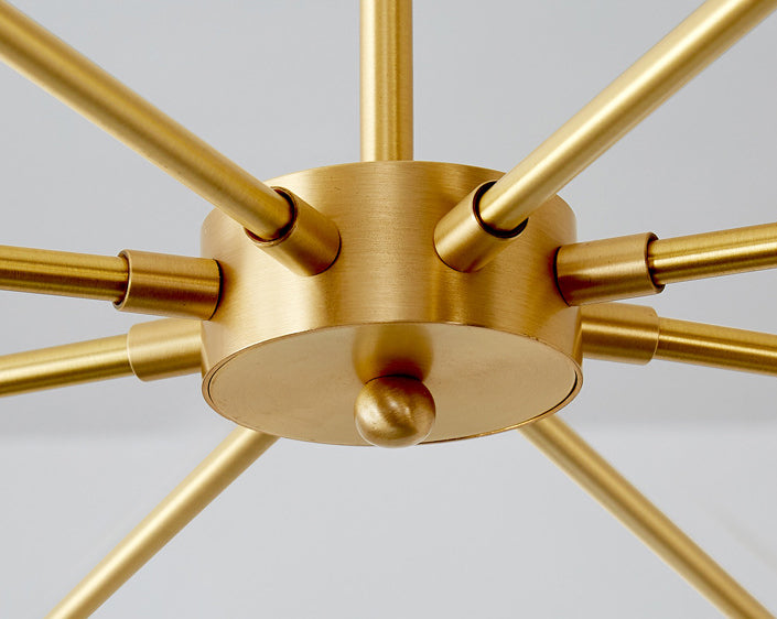 Post-Modern Minimalist Chandelier Light Fixture Spherical White Glass Ceiling Chandelier for Living Room