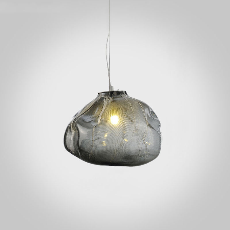 1 luminaire de pendaison de suspension de chignon clair post-moderne