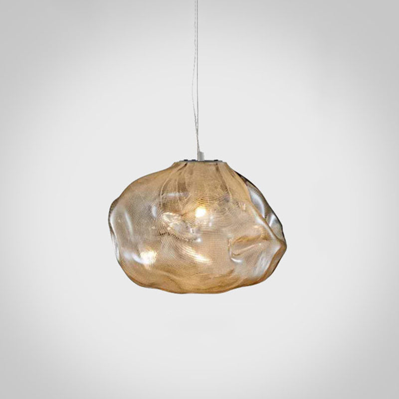 1 luminaire de pendaison de suspension de chignon clair post-moderne