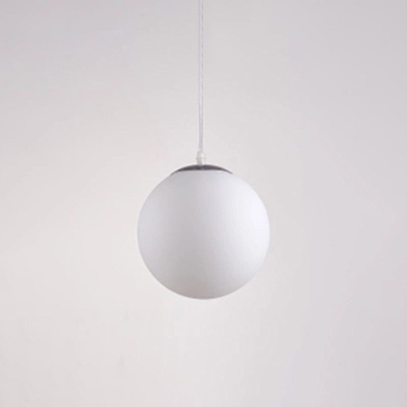 Globe Hanging Pendant Light Modern Simple Glass Pendant Light Fixtures for Restaurant