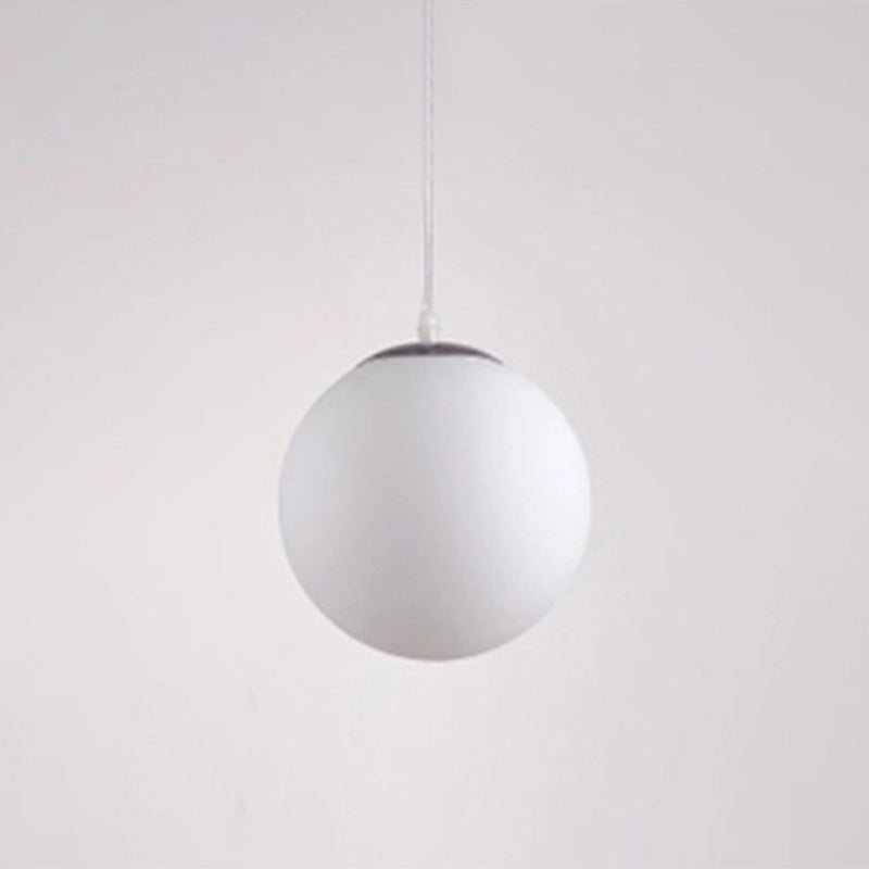Globe Hanging Pendant Light Modern Simple Glass Pendant Light Fixtures for Restaurant