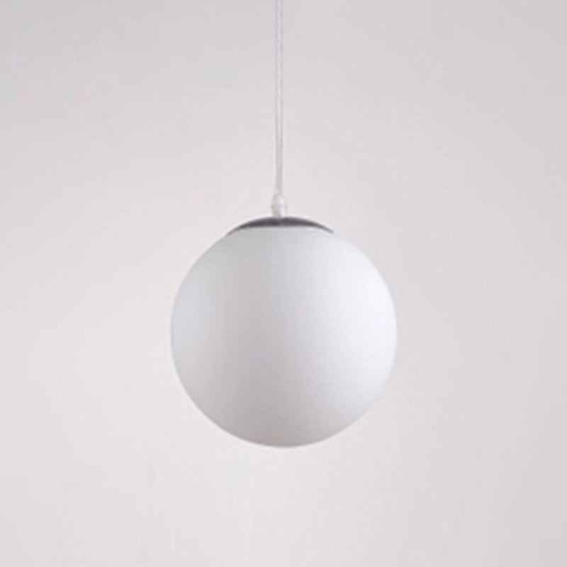 Globe Hanging Pendant Light Modern Simple Glass Pendant Light Fixtures for Restaurant