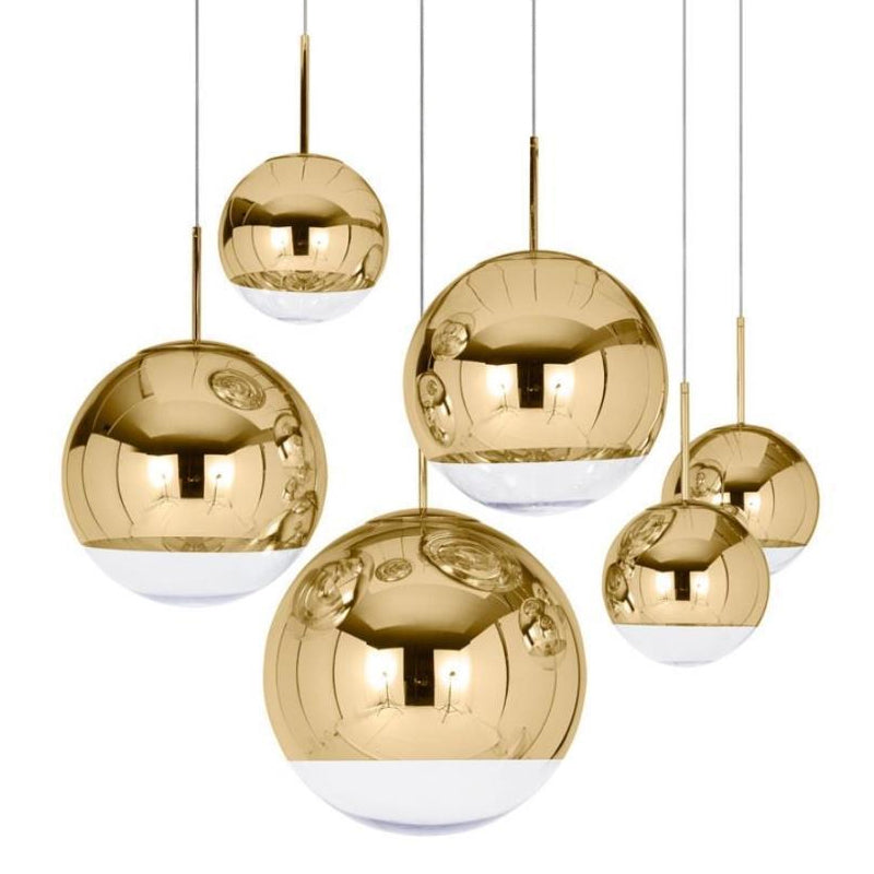 Globe Hanging Pendant Light Modern Simple Glass Pendant Light Fixtures for Restaurant