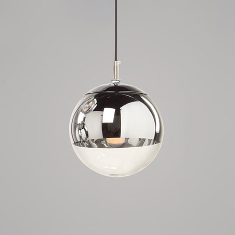 Globe Hanging Pendant Light Modern Simple Glass Pendant Light Fixtures for Restaurant