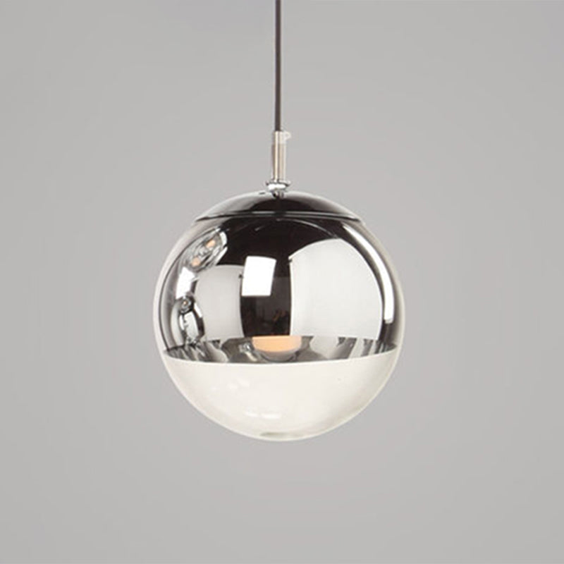 Globe Hanging Pendant Light Modern Simple Glass Pendant Light Fixtures for Restaurant