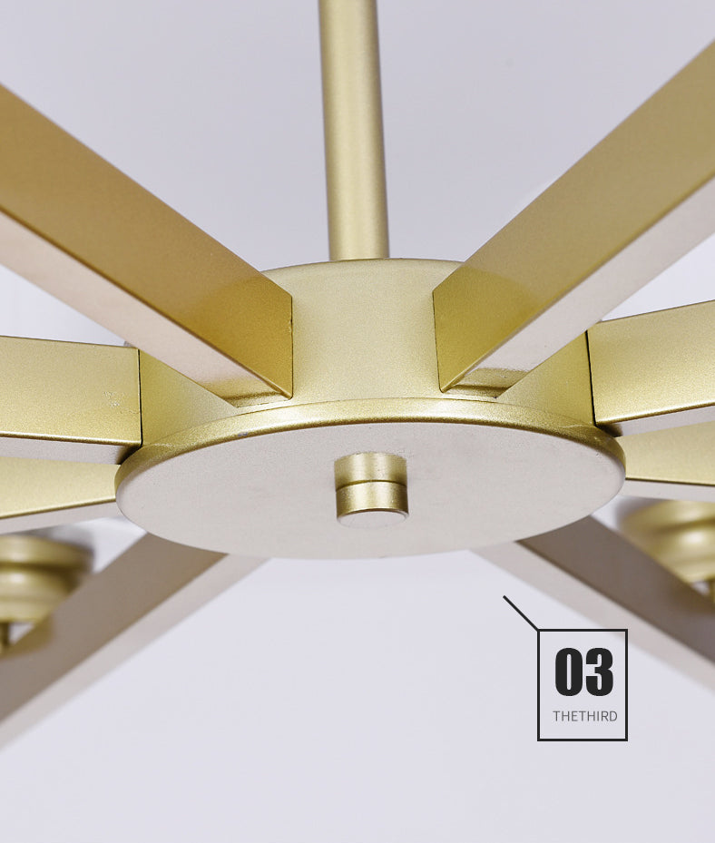 Cilindro lampadario a sospensione del lampadario moderno in vetro soggiorno lampada a sospensione in oro