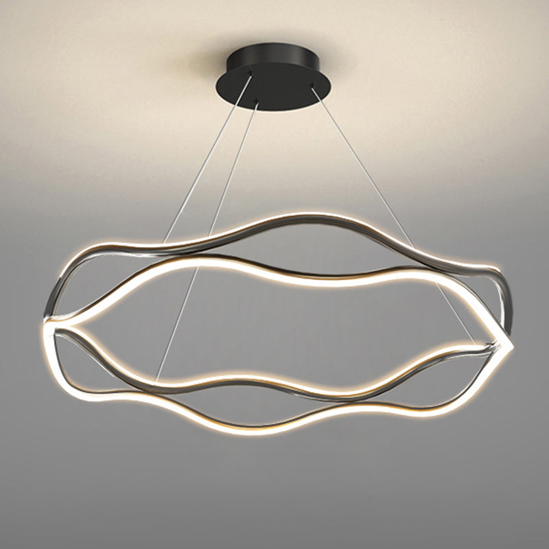 Weaving Wohnzimmer Kronleuchter Lampe Metall Einfachheitstil Kronleuchter Beleuchtung