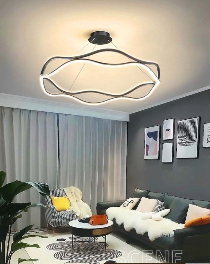 Weaving Wohnzimmer Kronleuchter Lampe Metall Einfachheitstil Kronleuchter Beleuchtung