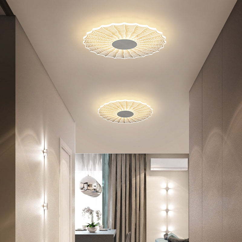 Ultrathin Acrilico Flush Mount Light Minimalista LED Clear Flushmount per Hallway