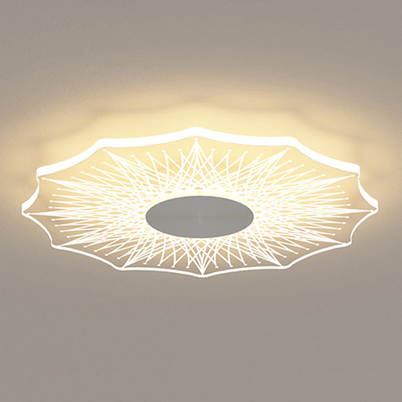 Ultrathin Acrilico Flush Mount Light Minimalista LED Clear Flushmount per Hallway