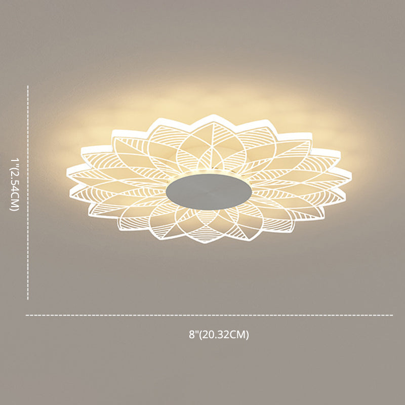 Ultrathin Acrilico Flush Mount Light Minimalista LED Clear Flushmount per Hallway