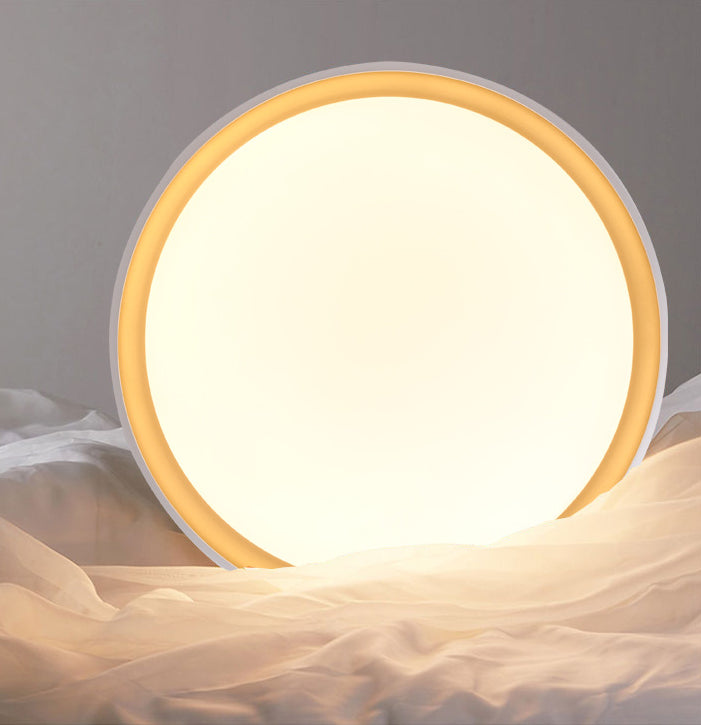 Lampada da soffitto rotonda per soggiorno Lampada da incasso a LED nordica in metallo con paralume in acrilico