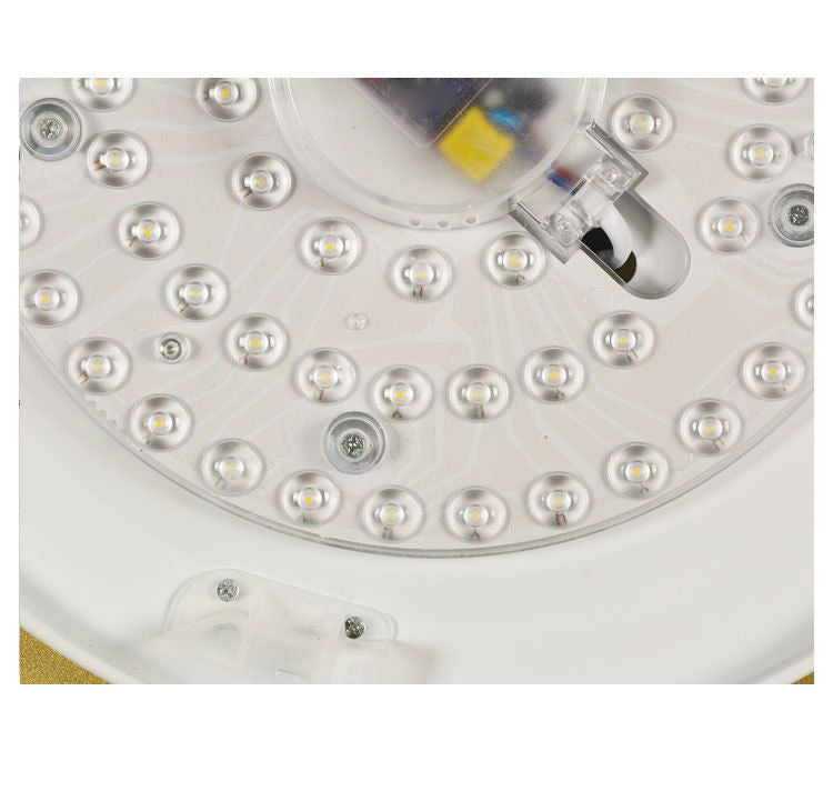 Lampada da soffitto rotonda per soggiorno Lampada da incasso a LED nordica in metallo con paralume in acrilico