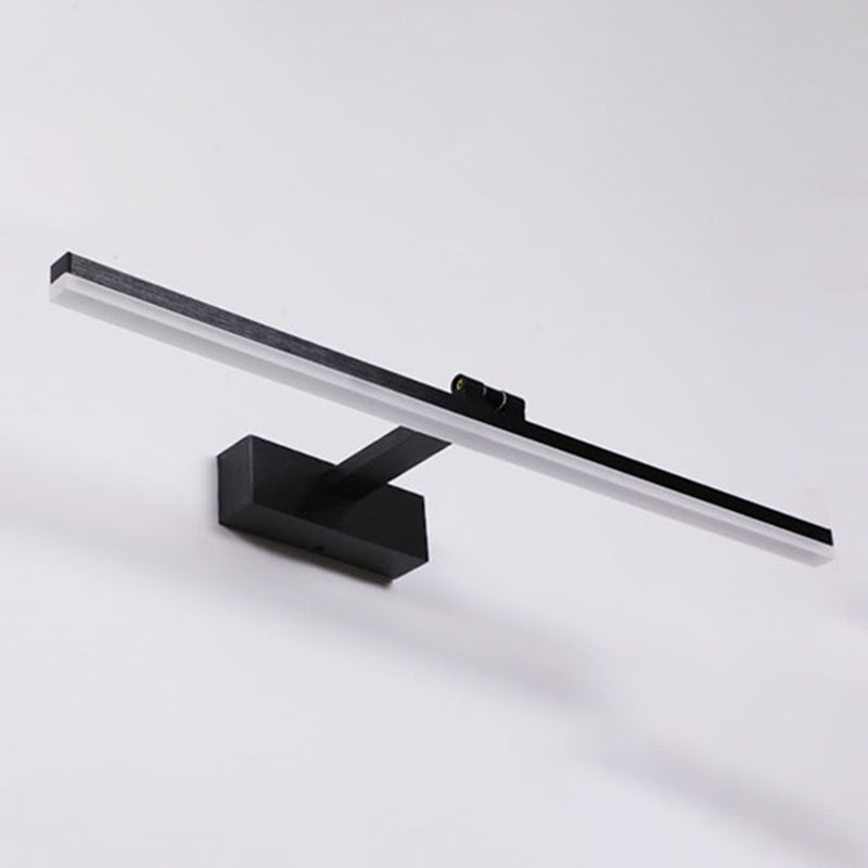 Armed Linear Vanity Lamp Nordic Extravagant Style Aluminum Alloy  Single Vanity Light