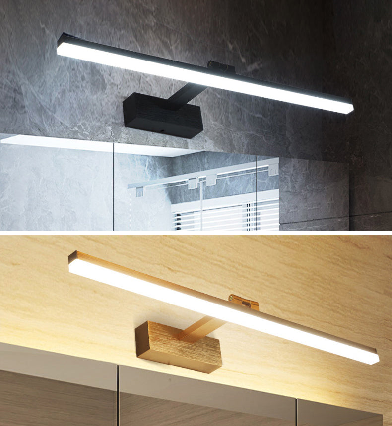 Gewapende lineaire ijdelheid lamp Noordse extravagante stijl aluminium legering enkele ijdelheid licht