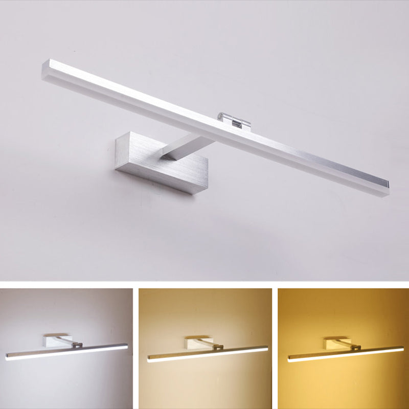 Gewapende lineaire ijdelheid lamp Noordse extravagante stijl aluminium legering enkele ijdelheid licht