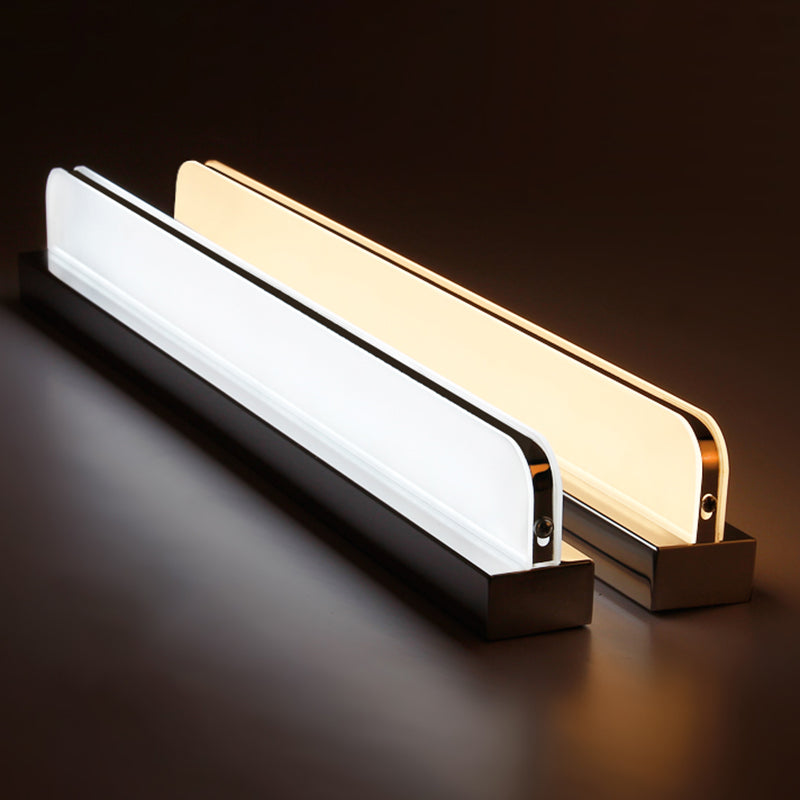 Ultradunne ijdelheid wandlampen moderne minimalistische stijl roestvrijstalen enkele ijdelheid lamp