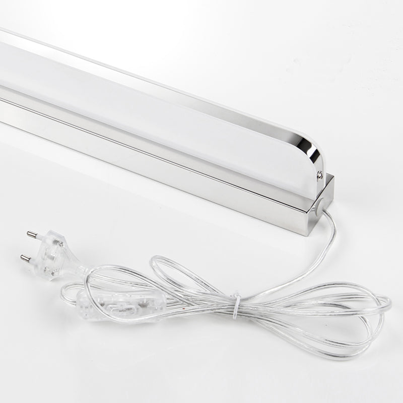 Ultradunne ijdelheid wandlampen moderne minimalistische stijl roestvrijstalen enkele ijdelheid lamp