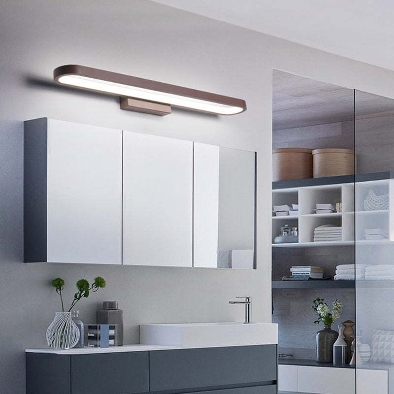 Modern Minimalist Style Rectangular Vanity Wall Lights Acrylic Single Vanity Lamp