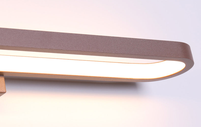 Modern Minimalist Style Rectangular Vanity Wall Lights Acrylic Single Vanity Lamp