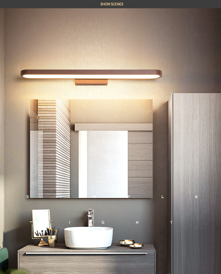 Modern Minimalist Style Rectangular Vanity Wall Lights Acrylic Single Vanity Lamp