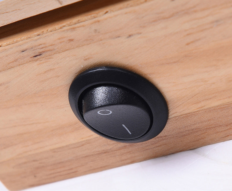 Modern Minimalist Style Linear Vanity Light Wood Single Vanity Light