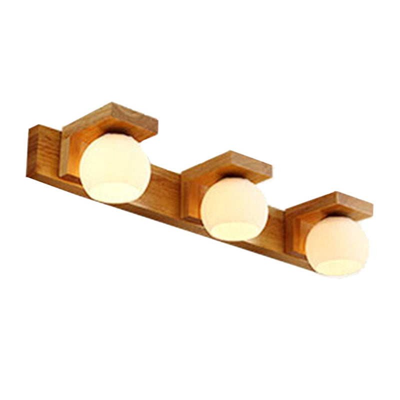 Cubic Vanity Light Modern Minimalist Style Wood Vanity Lamp