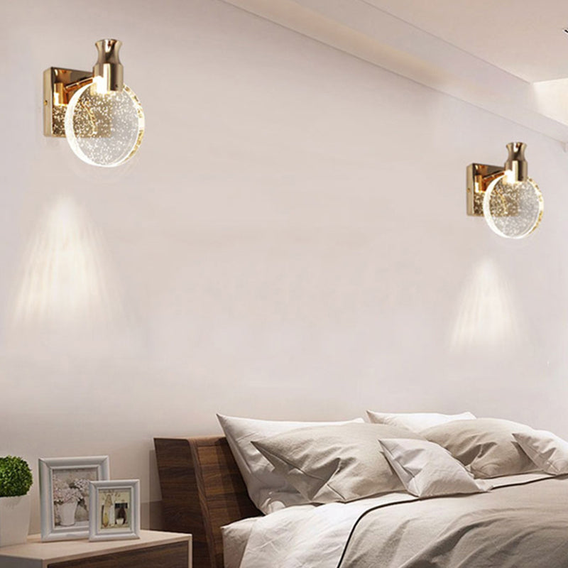 Noordse lichte extravagante stijl gewapende ijdelheid SCONCE Lights Crystal Single Vanity Lamp