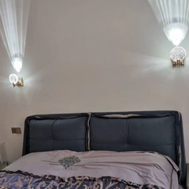 Noordse lichte extravagante stijl gewapende ijdelheid SCONCE Lights Crystal Single Vanity Lamp