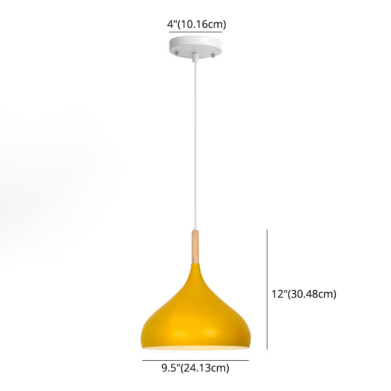 1 lumière en larme de larme suspendue