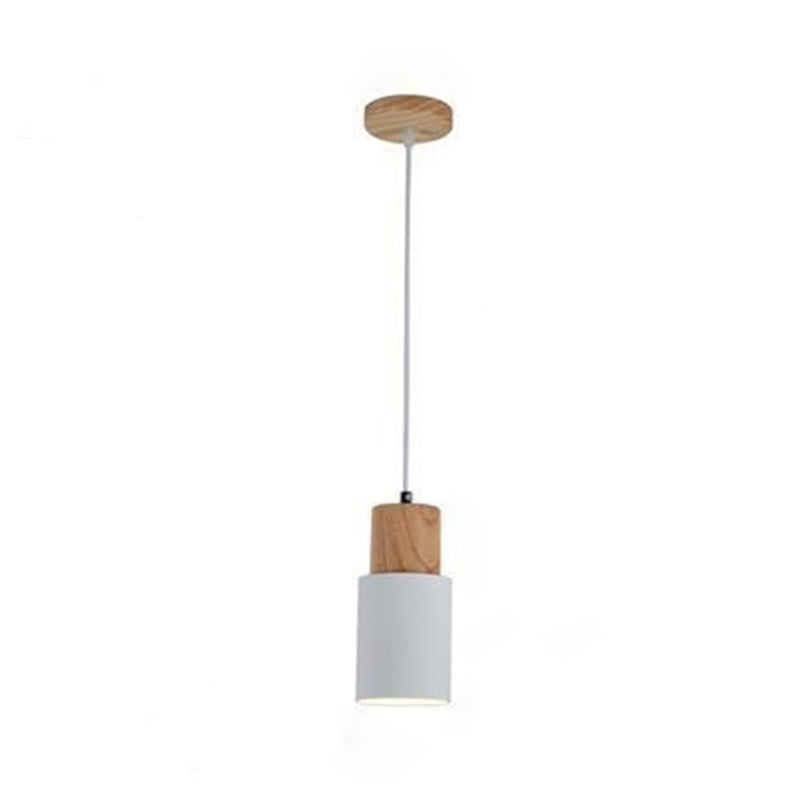 1 Cylindre lumineux Lights Hanging Lighttures Nordic Style Light For Restaurant