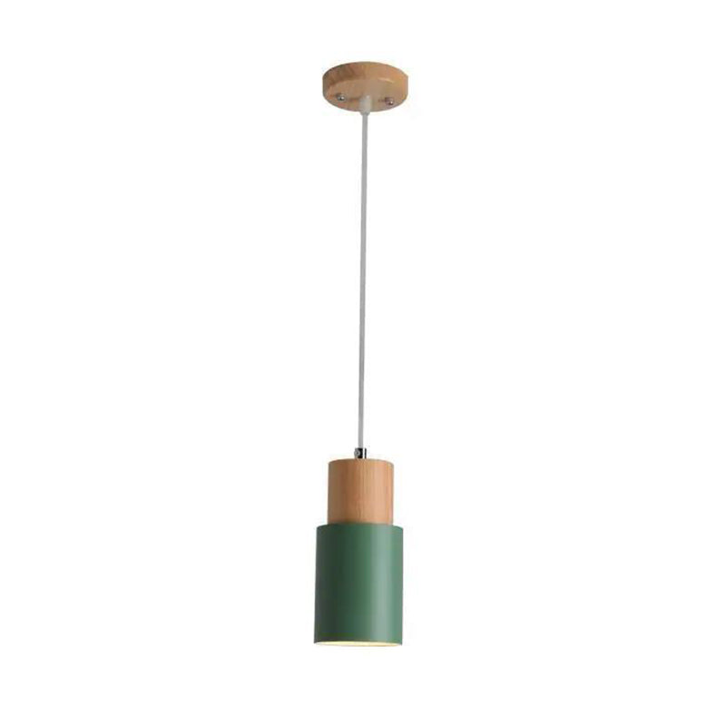 1 Cylindre lumineux Lights Hanging Lighttures Nordic Style Light For Restaurant